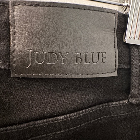 Judy Blue Black Skinny Jeans with Rhinestone embellishments - Sz 3 / 26 - Picture 7 of 10
